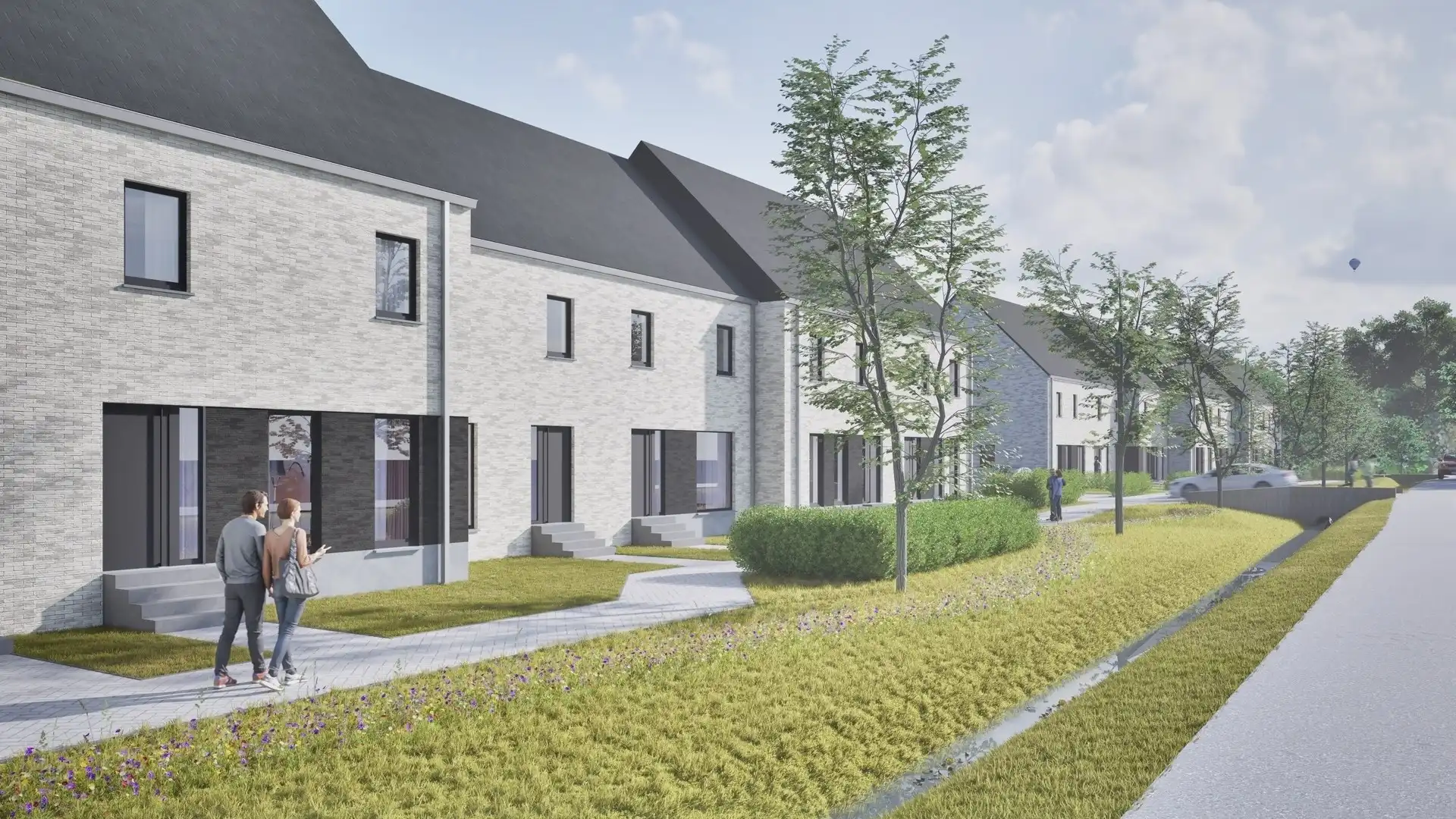 Nieuwbouwwoning met 3 slaapkamers in een zeer rustige buurt foto {{pictureIndex}}