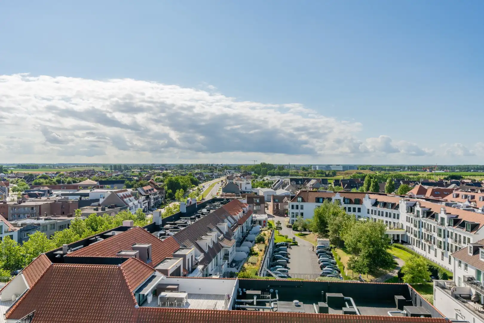 Nieuwbouw appartement met open verzichten vanop het zuid gericht terras foto 19
