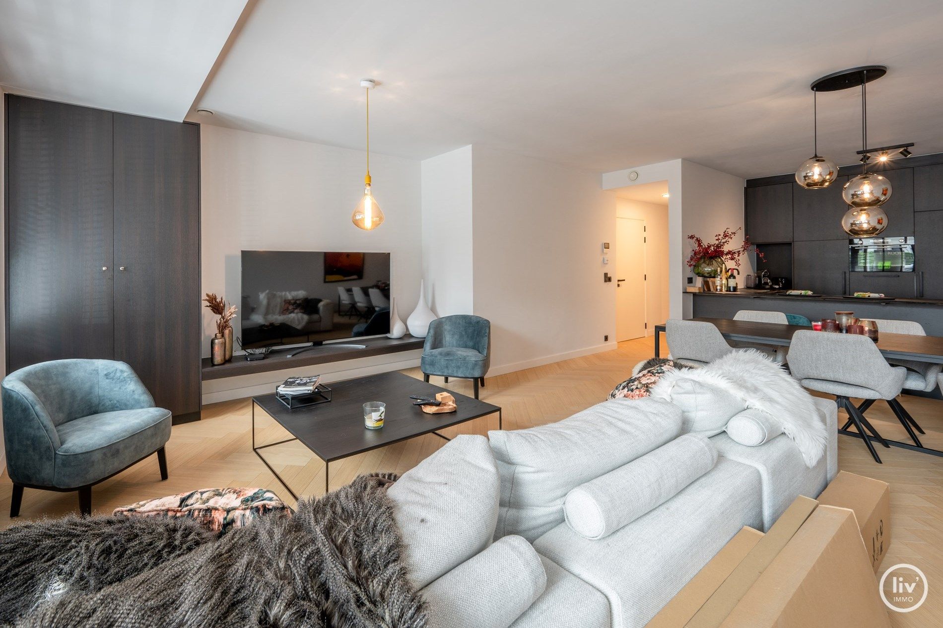 Instapklaar gelijkvloers appartement op de Jozef Nellenslaan met ruim terras achteraan (36m2) .  foto 3