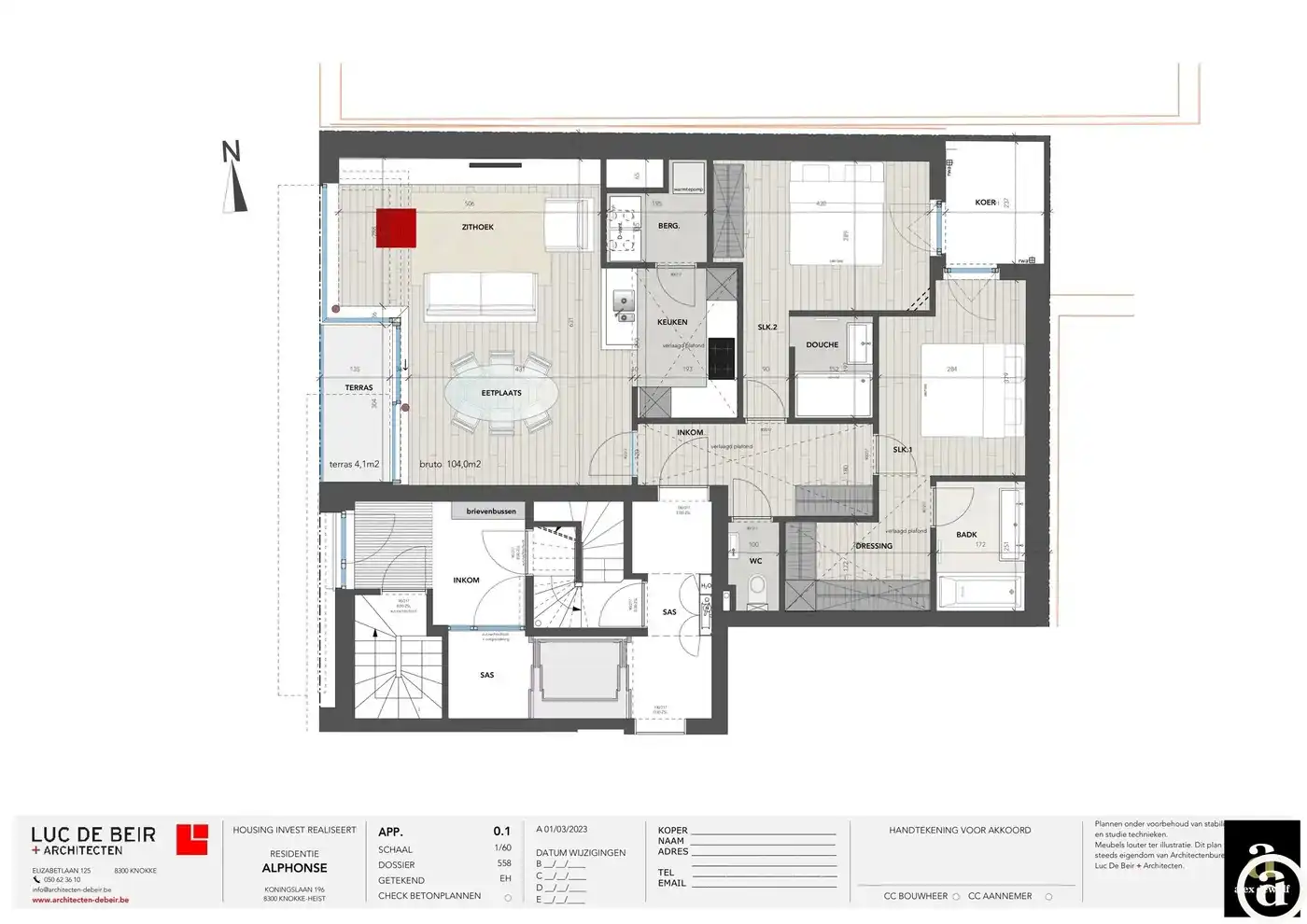 Prachtig nieuwbouwappartement met 2 slaapkamers gelegen op de gelijkvloerse verdieping foto 7
