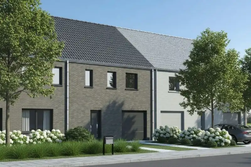 Nieuw te bouwen gesloten woning te Hellkijn. foto {{pictureIndex}}