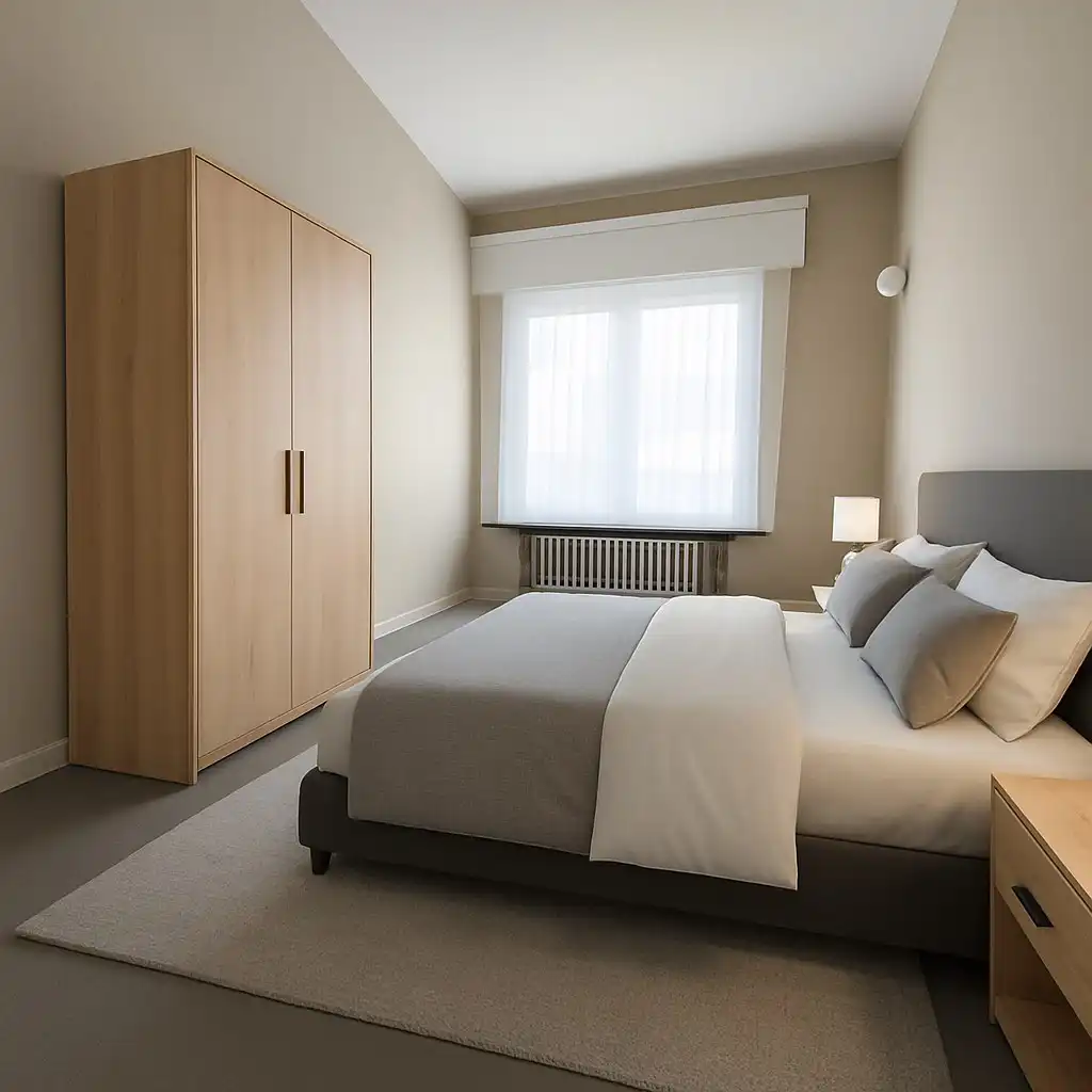 Gelijkvloersappartement met terras en garage foto 5