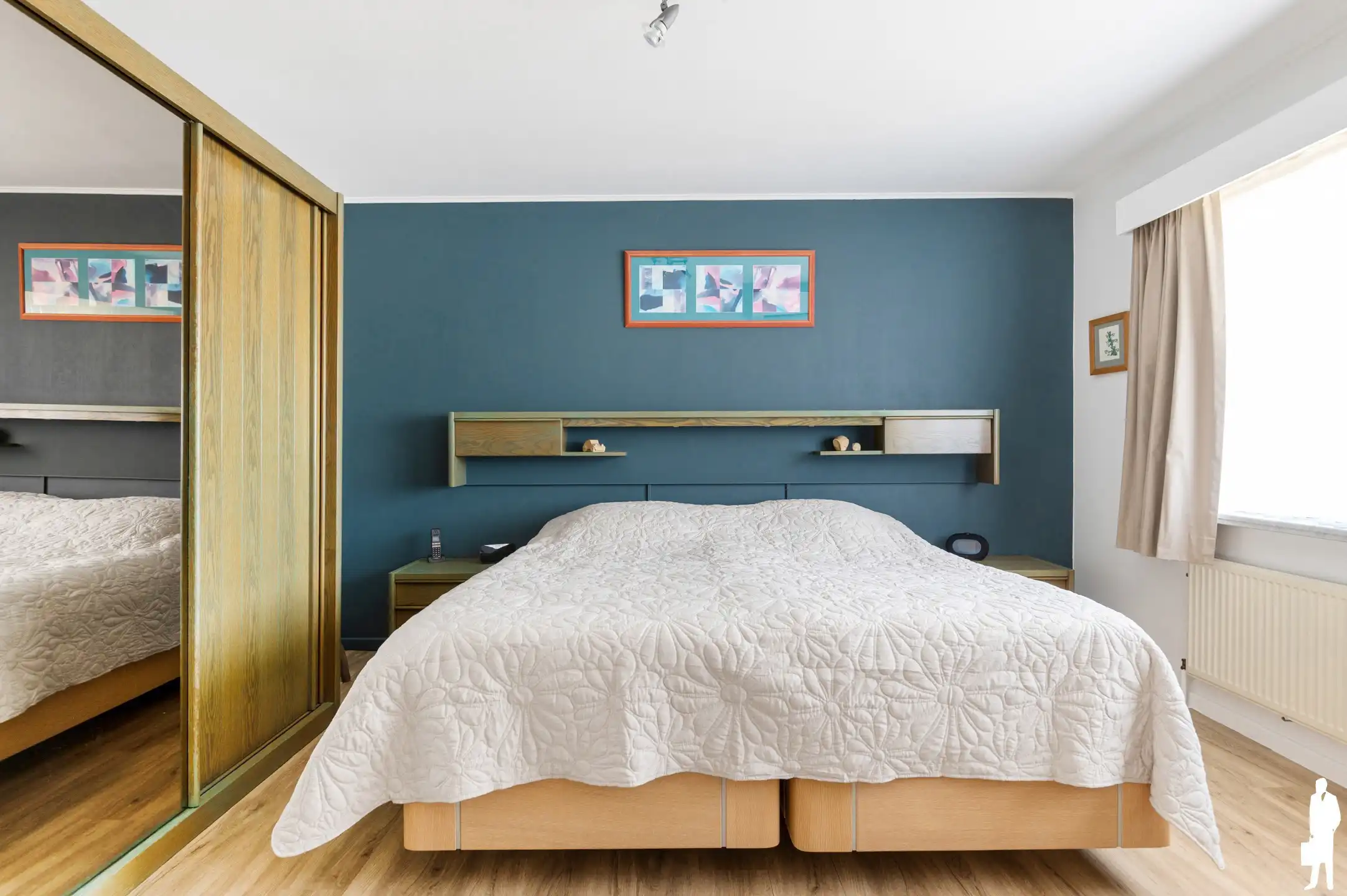 Bel-etage met 3 SLPK, dubbele garage en tuin foto 16
