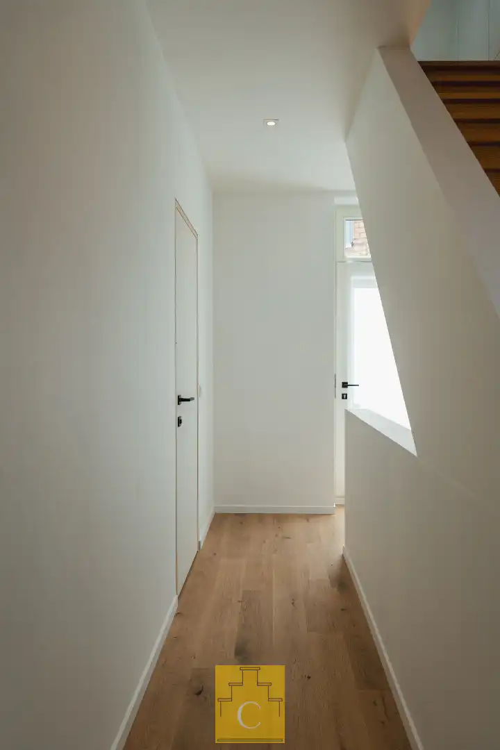 exclusieve stadswoning met garage, 4 slaapkamers, EPC A en terras in hartje Brugge, zicht op de vesten foto 20