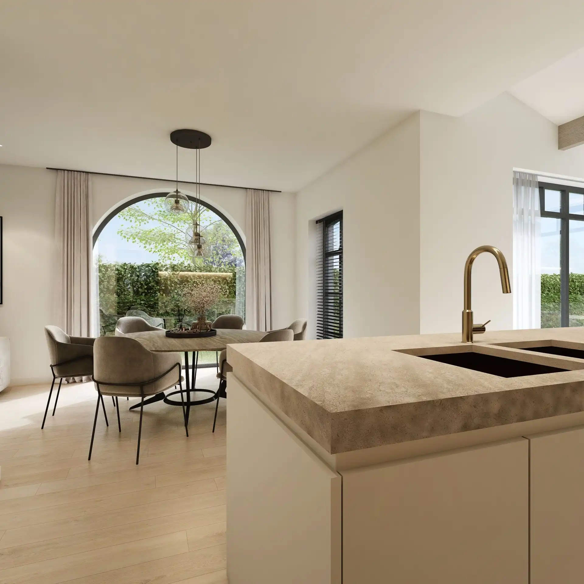 gesloten nieuwbouwwoning - Landelijke stijl foto 11