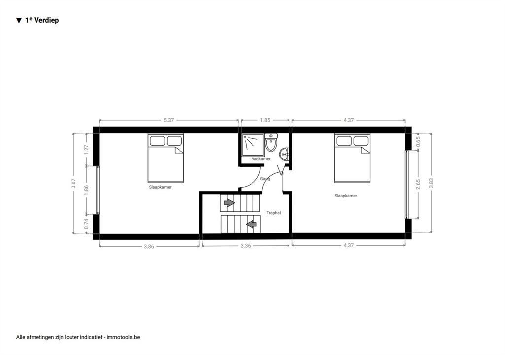 Ruime woning met 4 slaapkamers en stadskoer foto 20