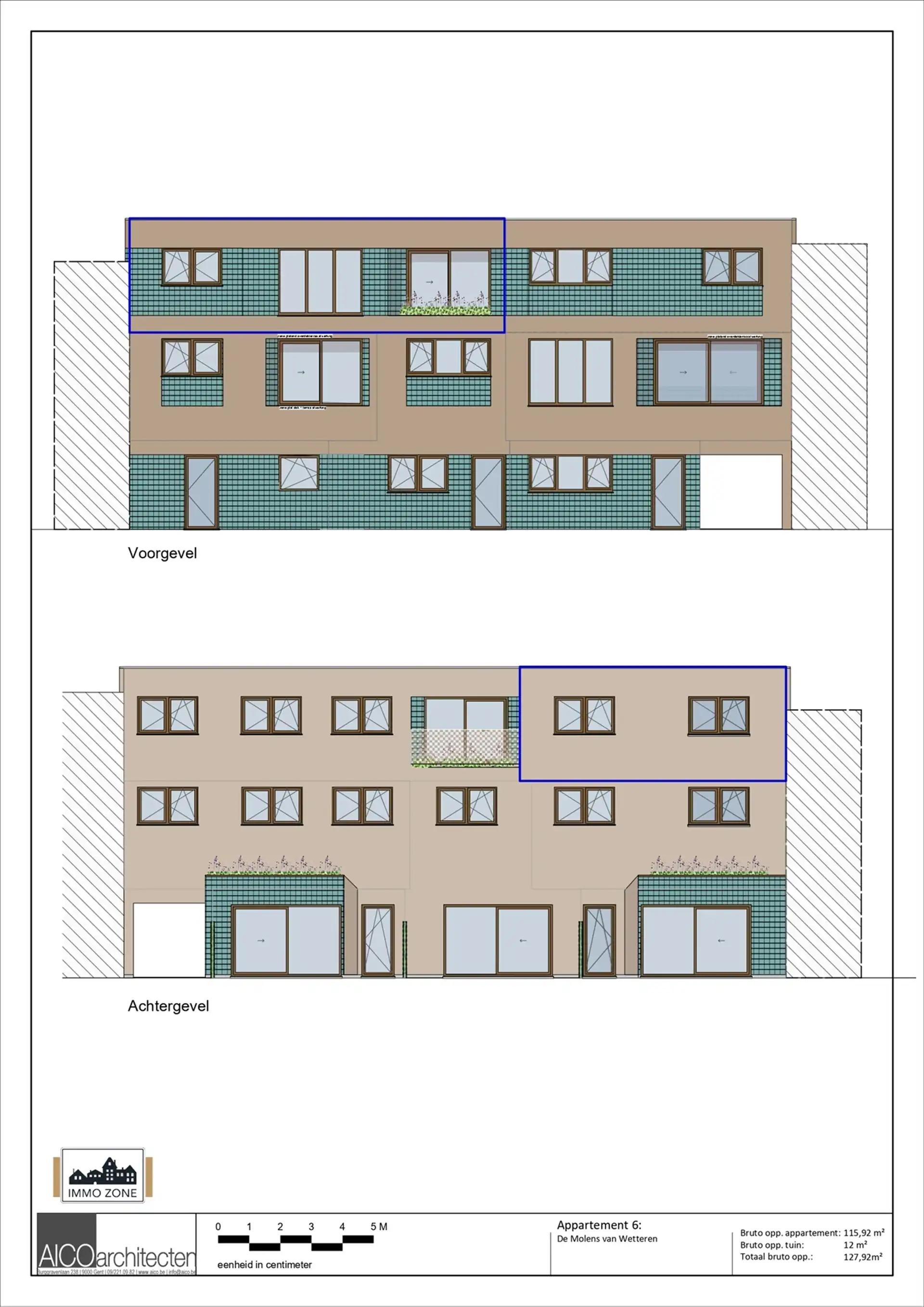 Nieuwbouw 3 slaapkamer appartement in centrum Wetteren foto 7