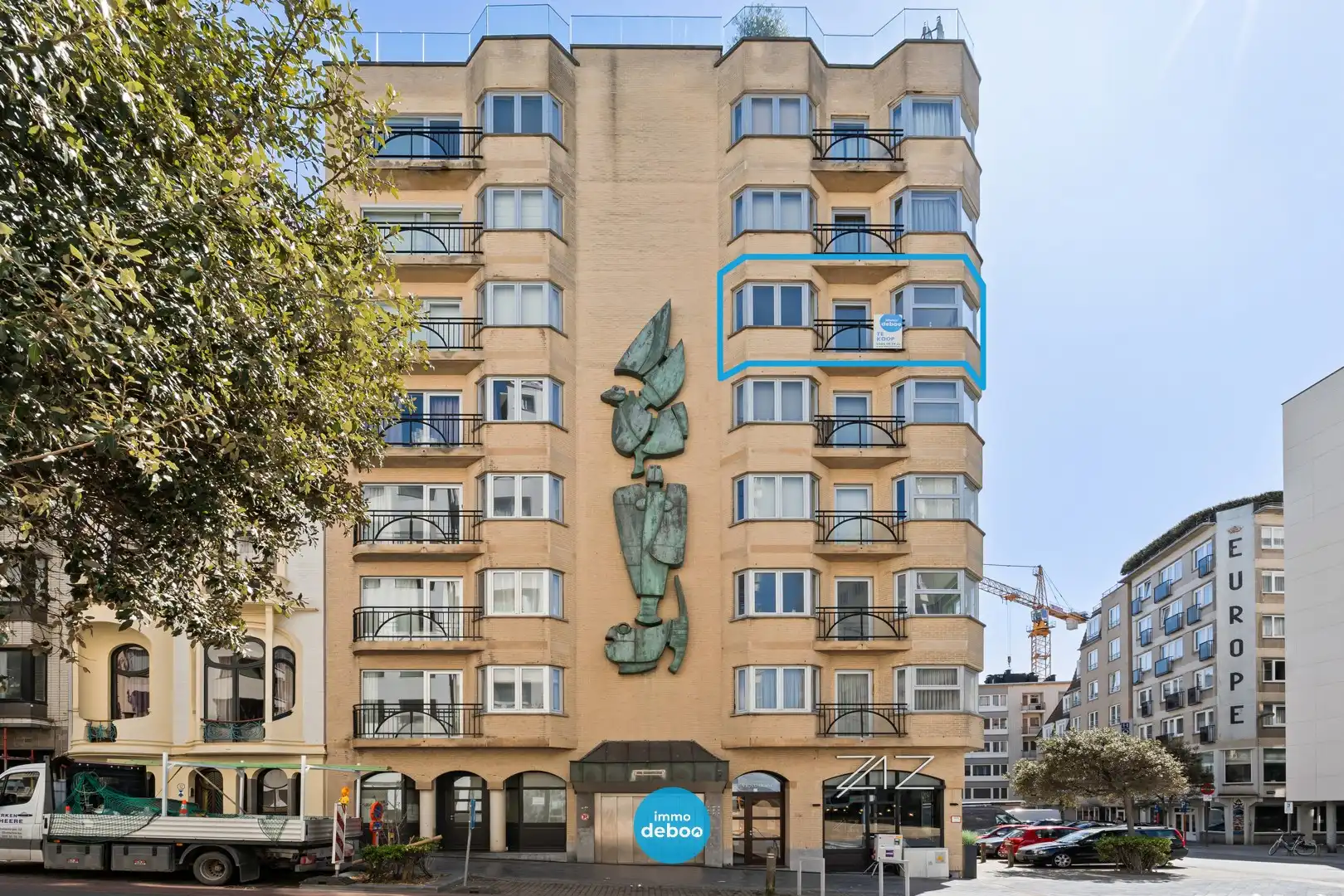 Ruim hoekappartement met zee- en havenzicht foto 16