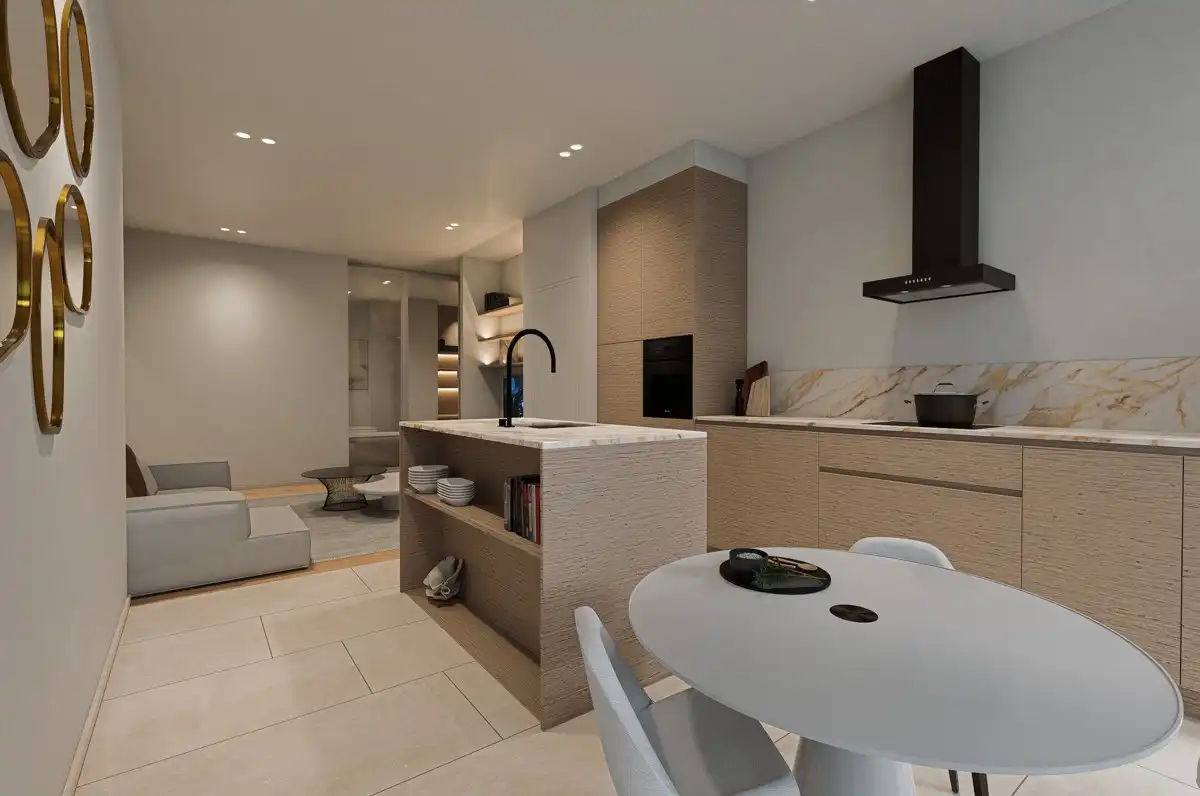 Nieuwbouw appartement met 1 slaapkamer nabij de zeedijk met aankoop mogelijkheid tot gargage! foto 6