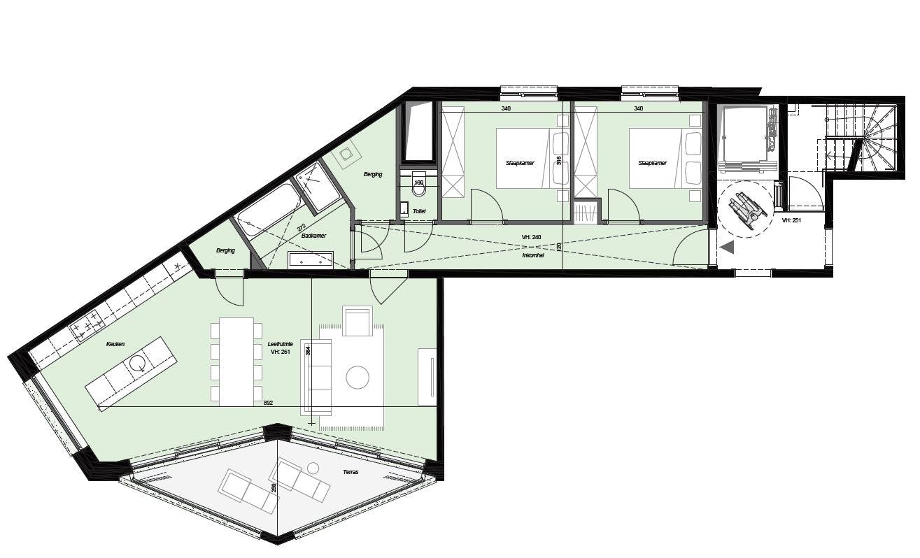 Nieuwbouwappartement met twee slaapkamers te koop in Antwerpen  foto 14