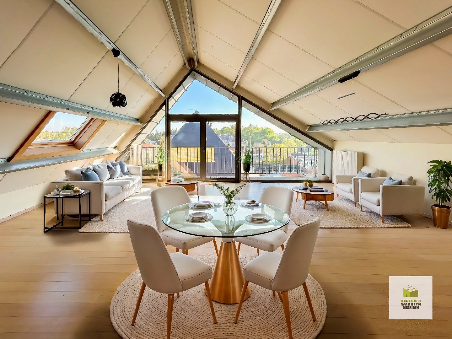 Lichtrijke loft met 2 slaapkamers met panoramisch vergezicht foto 1