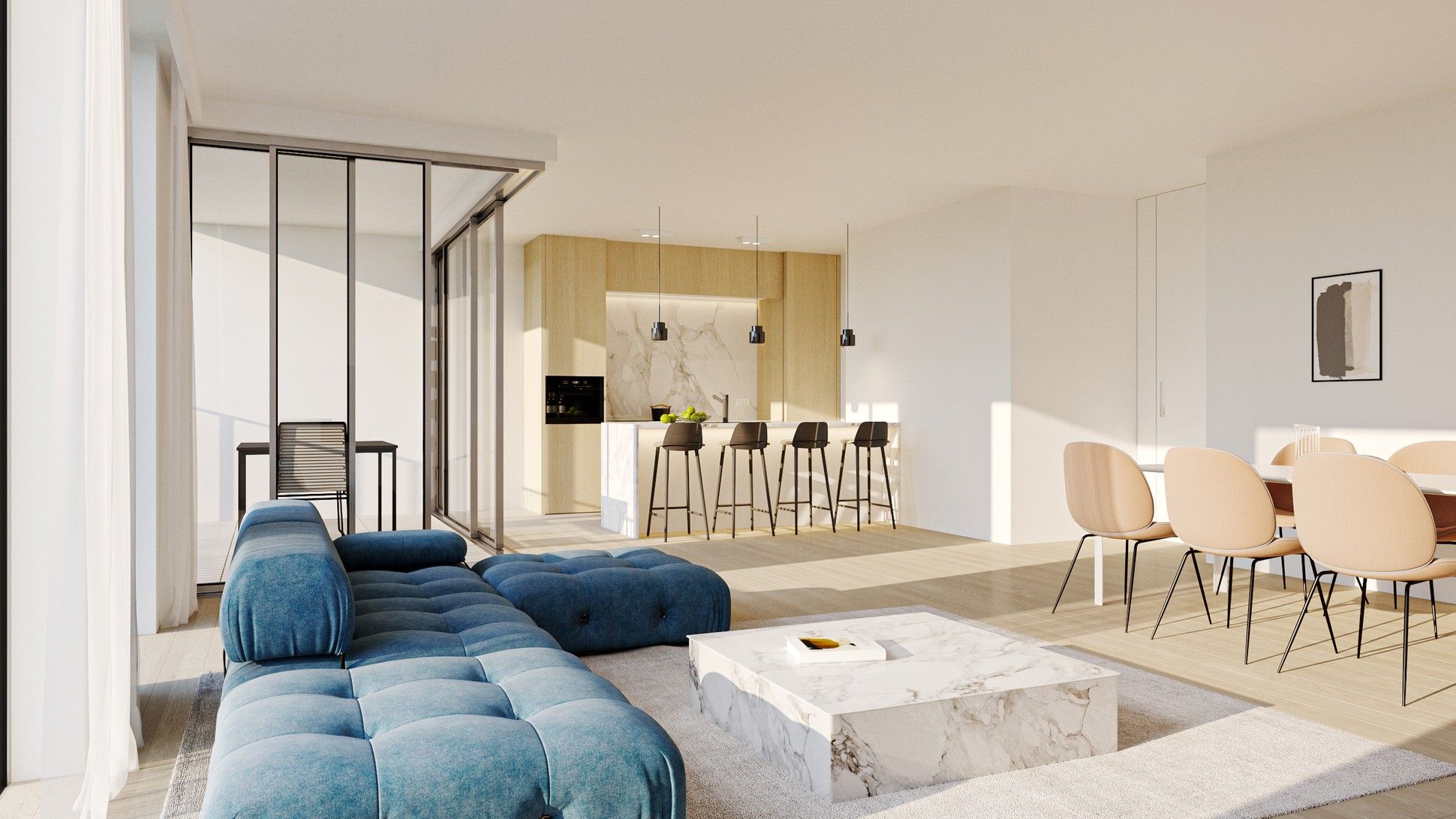 Luxueus nieuwbouwappartement gelegen te Wenduine. foto 4