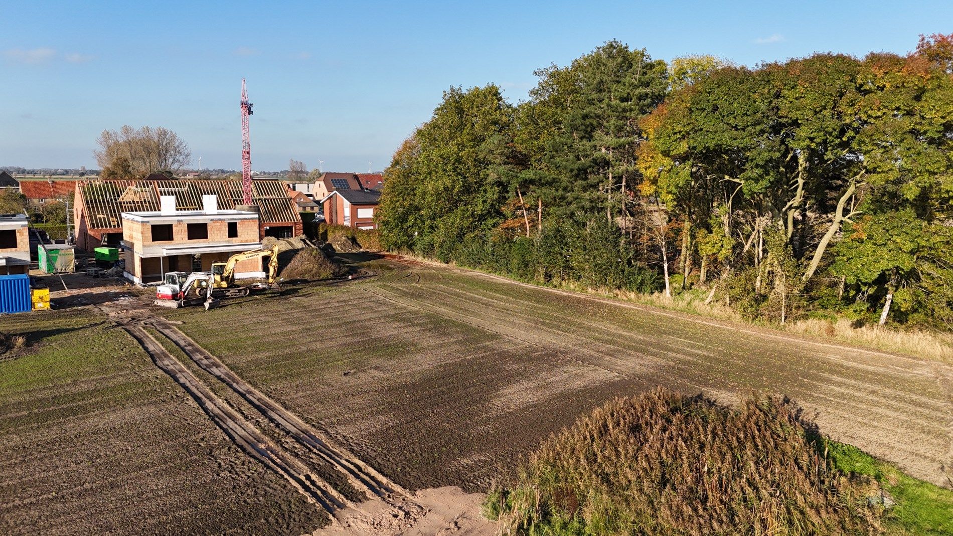 Rustig gelegen nieuwbouwwoning met 3 slaapkamers en prachtig zicht op de velden te Moere foto 1