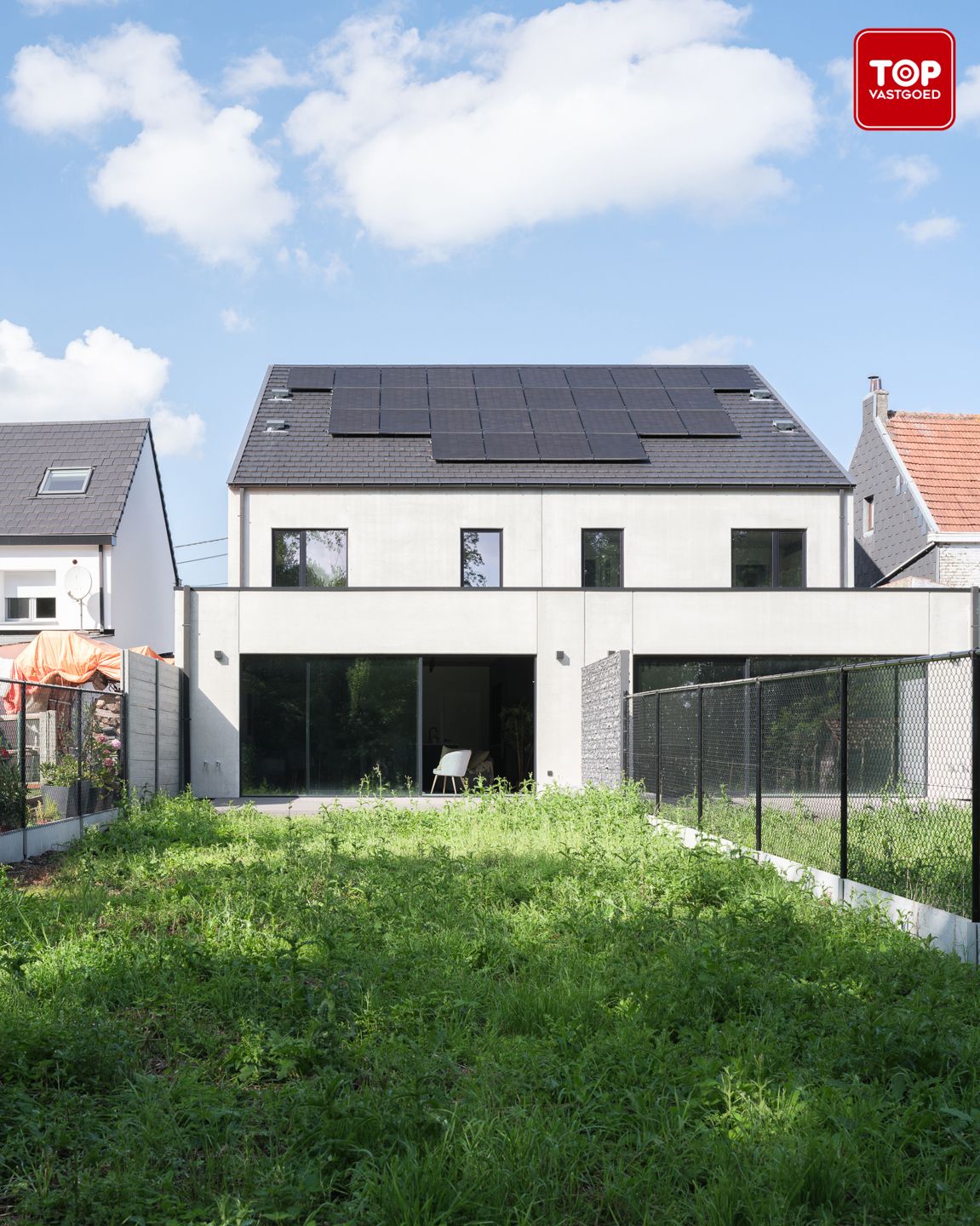 Energiezuinige (A+) designwoning met 3 slaapkamers, zonnige tuin en luxueuze betonafwerking in Vlierzele foto 24