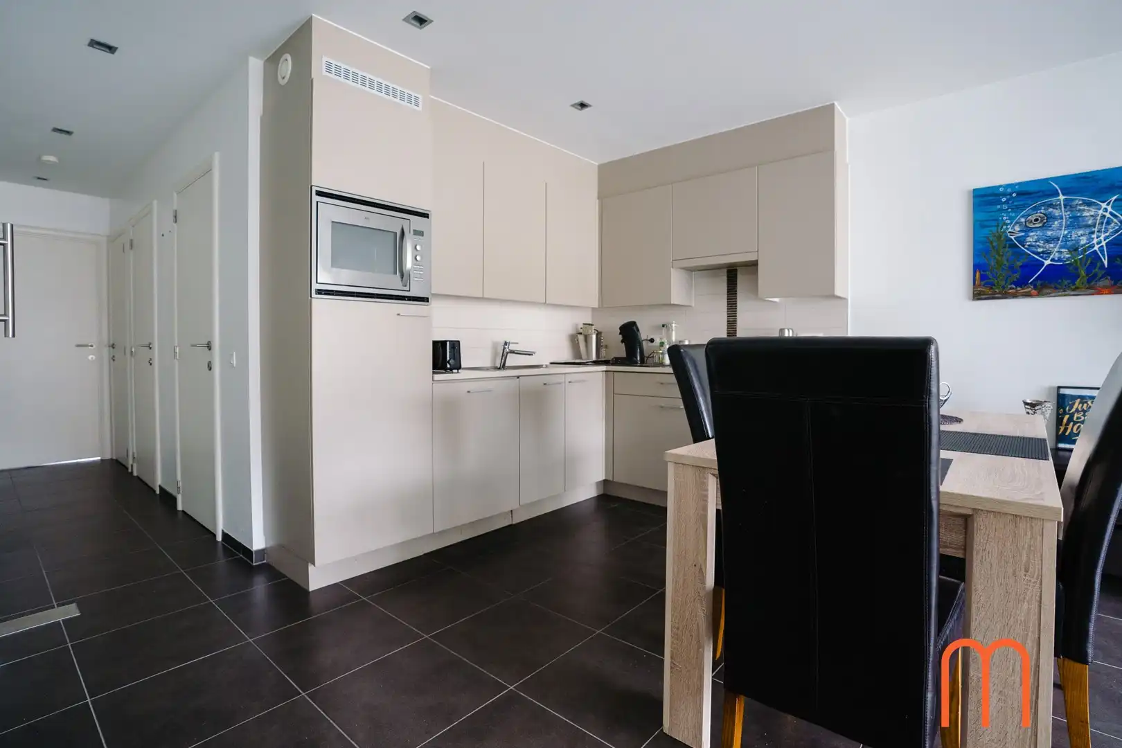Appartement te huur in Oostende centrum – Modern 1-slaapkamerappartement met terras foto 8