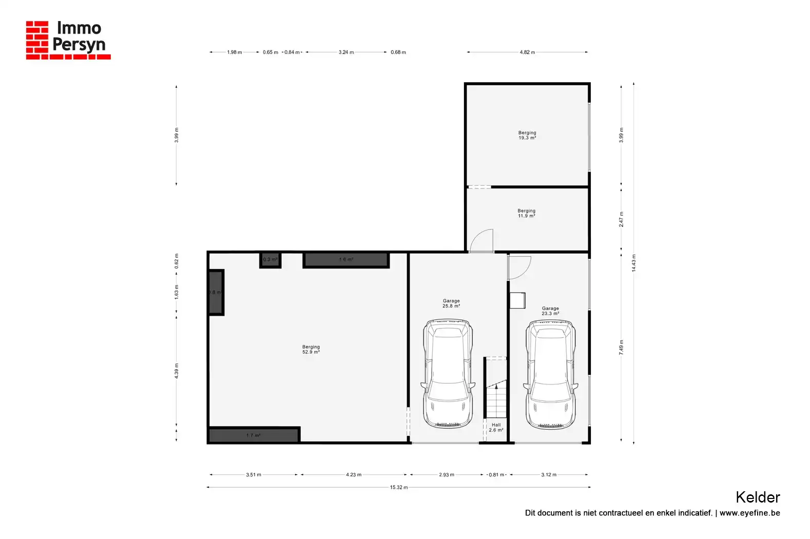 Gelijkvloerse woning met 3 slpk en dubbele garage foto 42