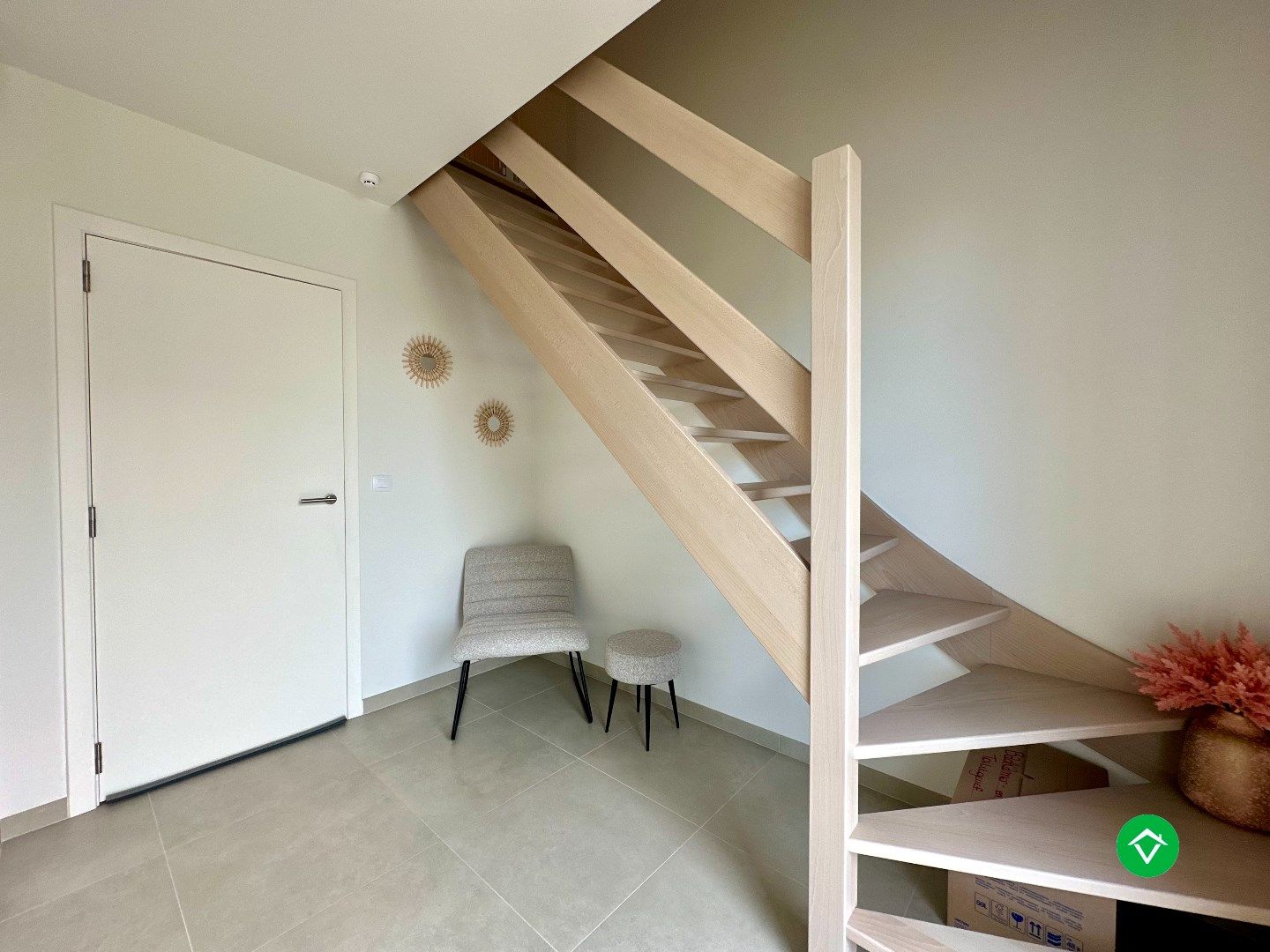 Instapklare halfopen nieuwbouwwoning te huur in Eernegem foto 2