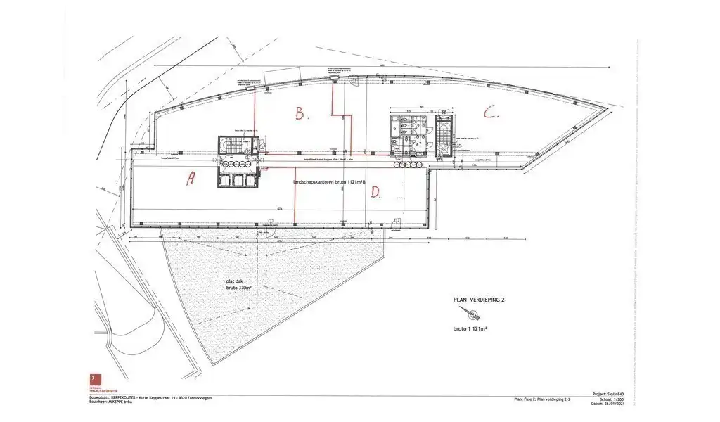 High-end kantoren te huur in nieuwbouwproject SkylinE40 in Aalst foto 20