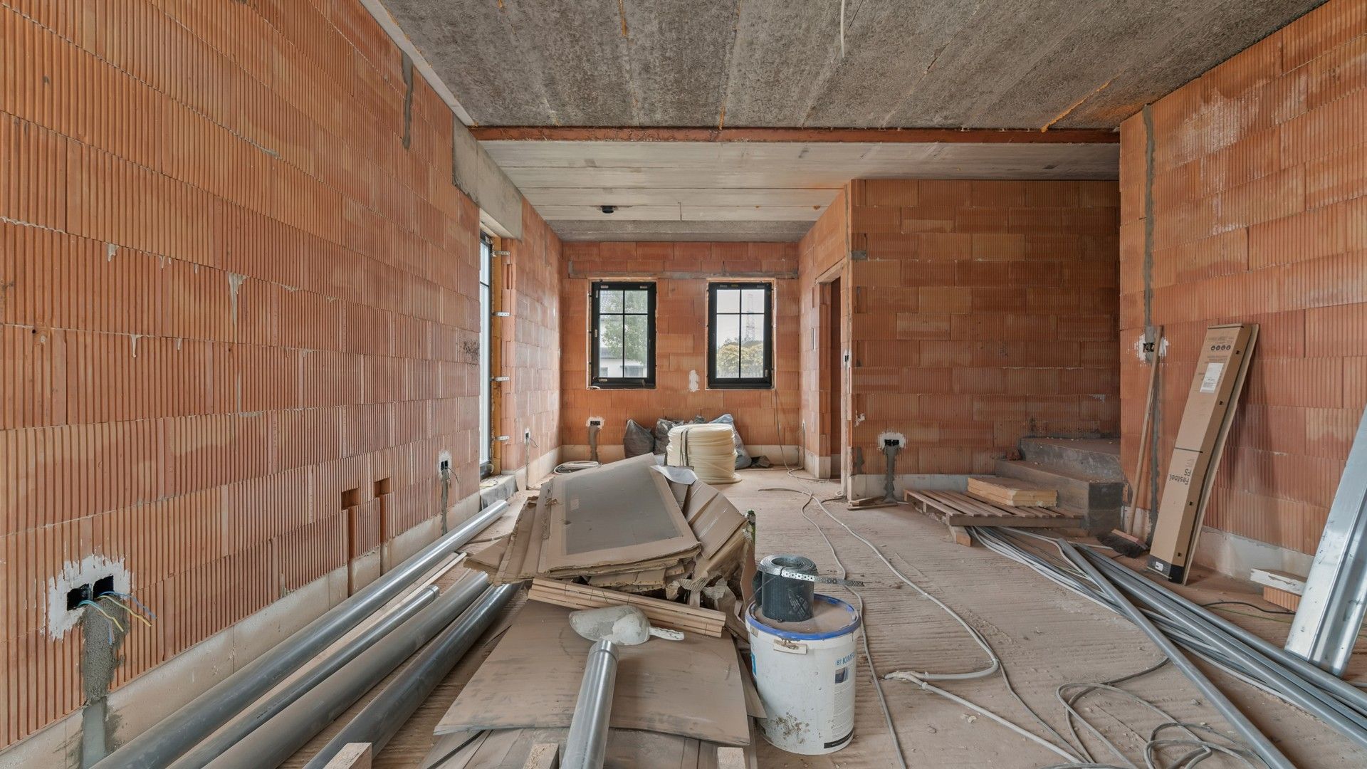 Casco nieuwbouwwoning met kelder op een perceel van 10a 09ca foto 10