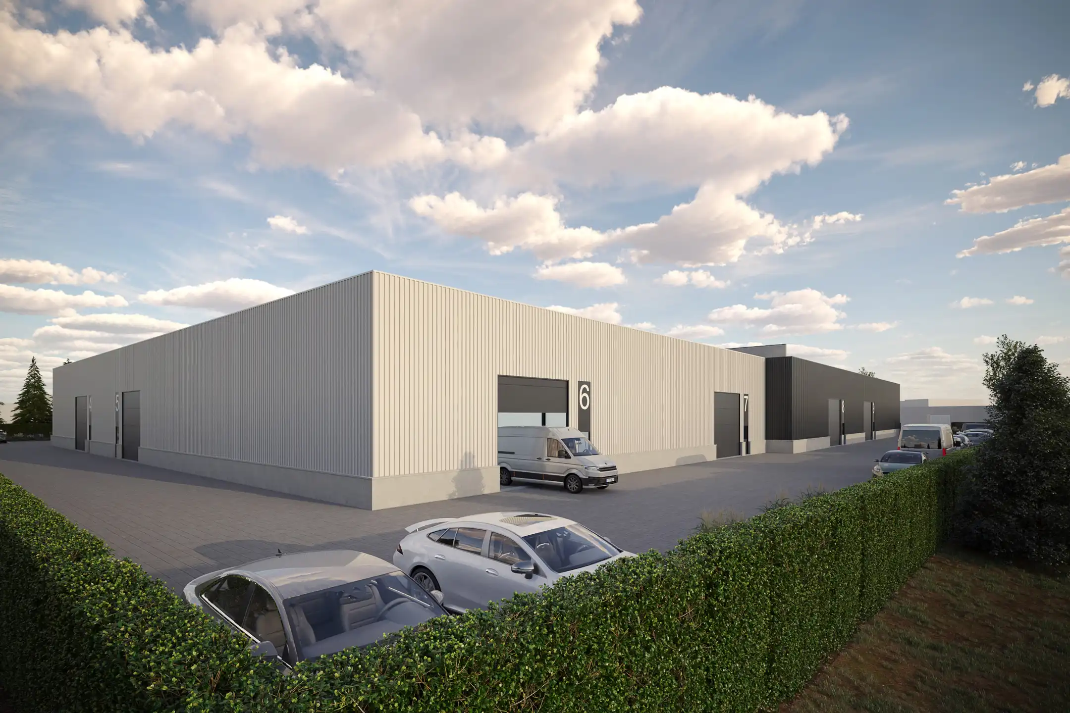 TE KOOP: KMO-unit 3 (opp. 550m²) op 'Jagersborg' in Maaseik foto 7