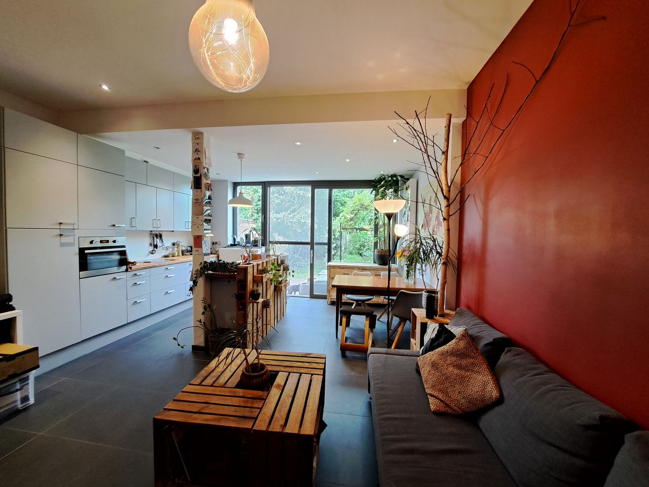 Gezellig gelijkvloers appartement vlakbij het Boekenbergpark foto 2