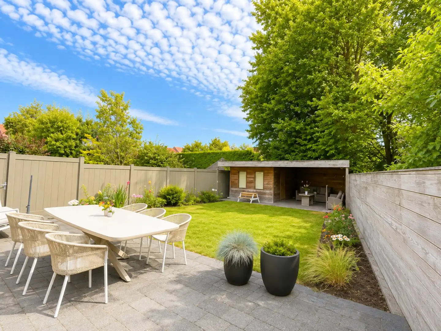 Gerenoveerde halfopen bebouwing met 4 slaapkamers, bureau, tuin en garage in Brasschaat foto 25