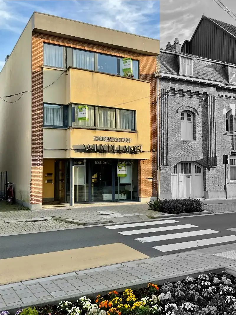 Opbrengsteigendom met handelspand en 2 appartementen met 2 slaapkamers foto {{pictureIndex}}