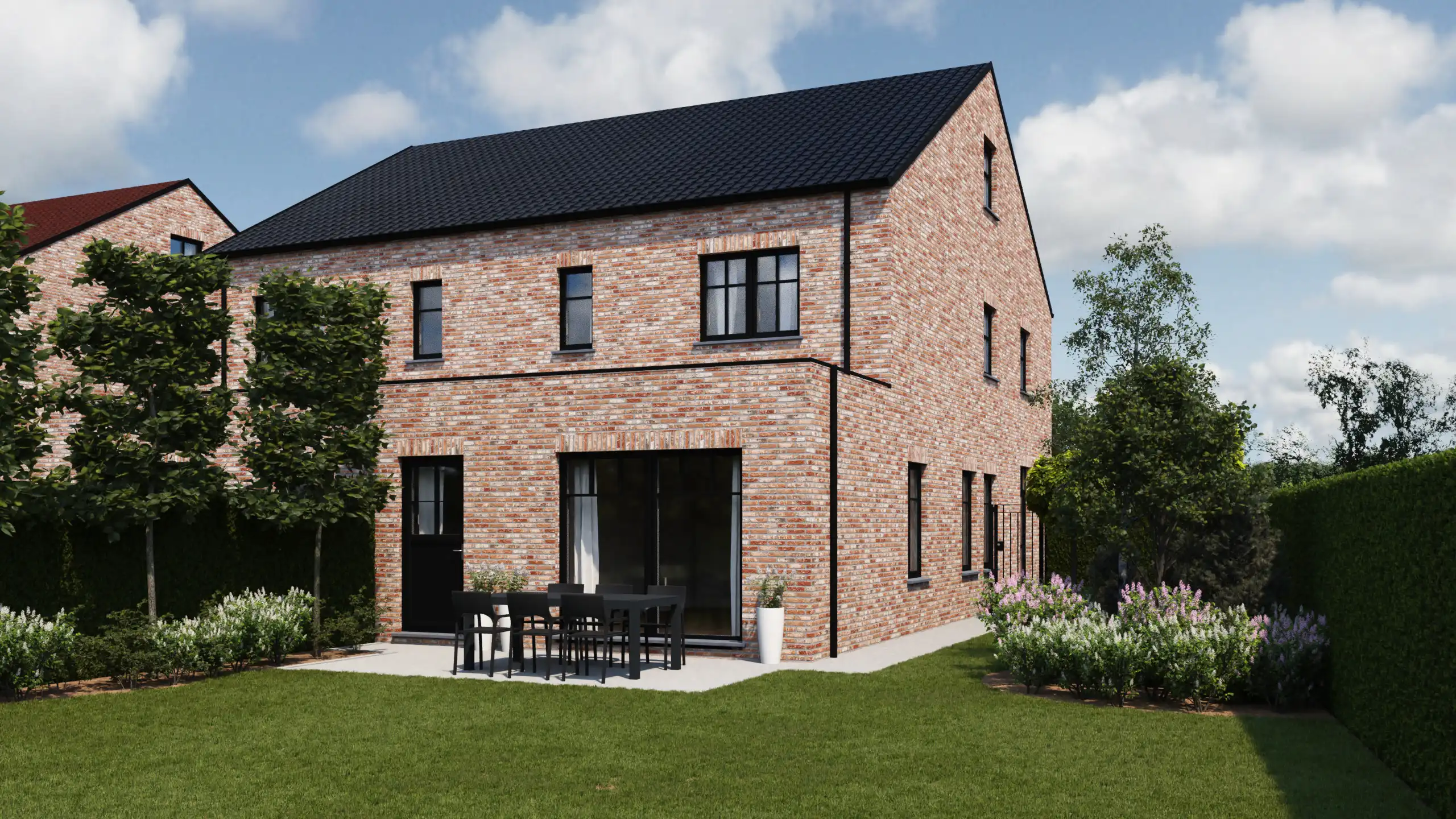 Landelijke nieuwbouwwoningen met 4slpks te Boekt! foto 7