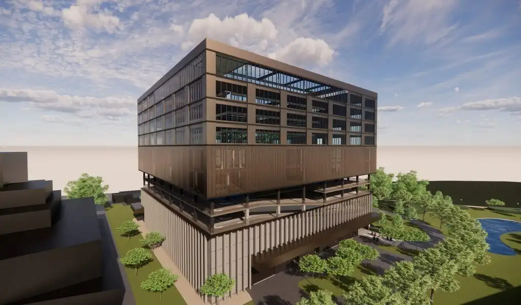Kantoorruimte te huur in nieuwbouwproject Ouverture tegenover KBC toren te Gent foto 17