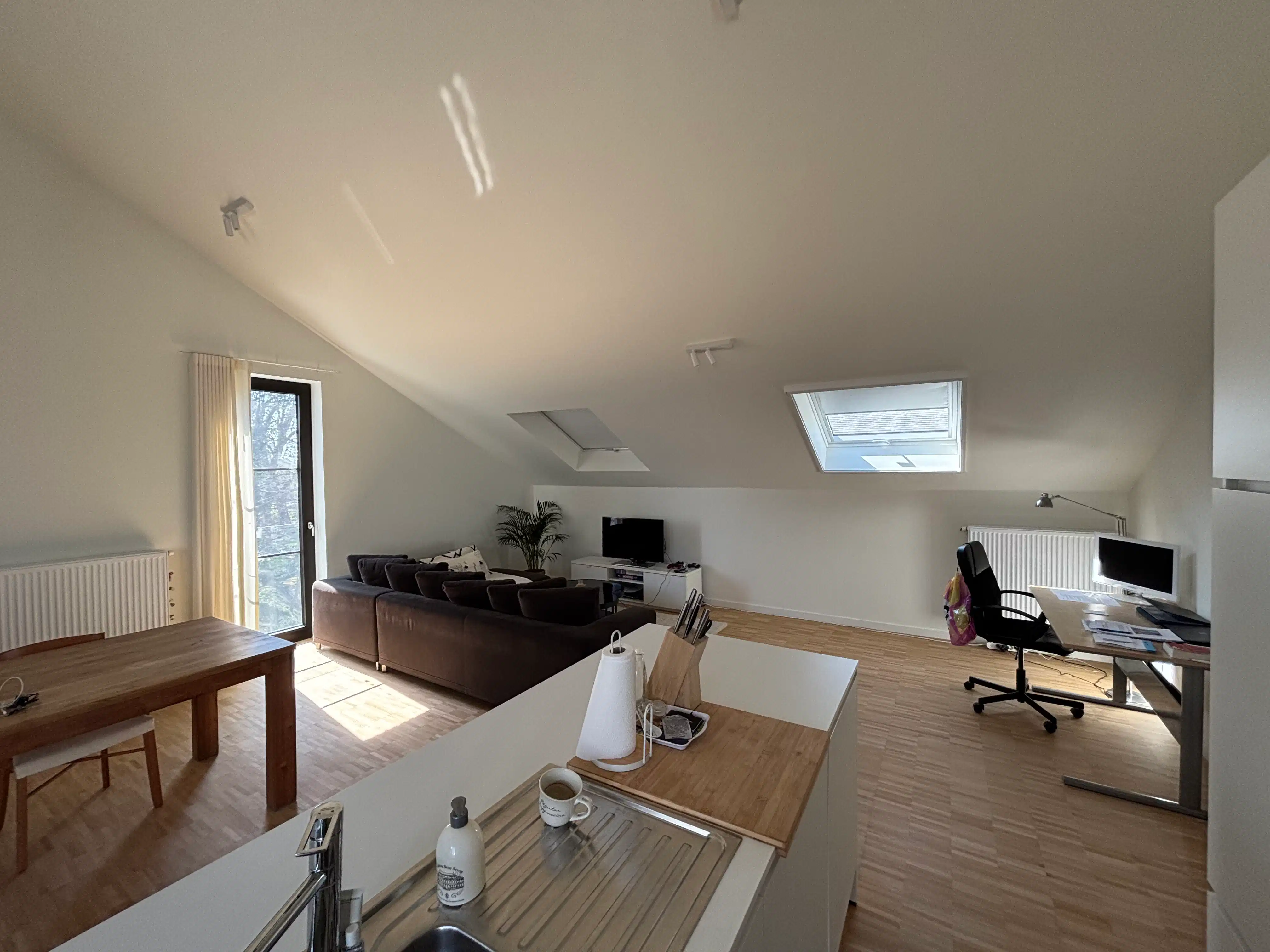 TE HUUR moderne penthouse met ruim terras  in Olsene foto 16