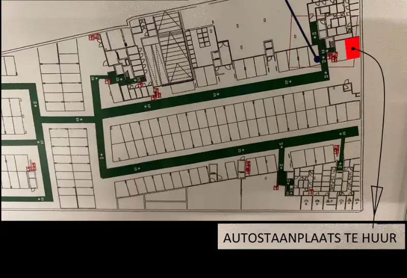 --- NIEUW --- Ondergrondse gelegen autostaanplaats te Gent - Einde Were 1 (residentie Dunant Gardens). foto 2