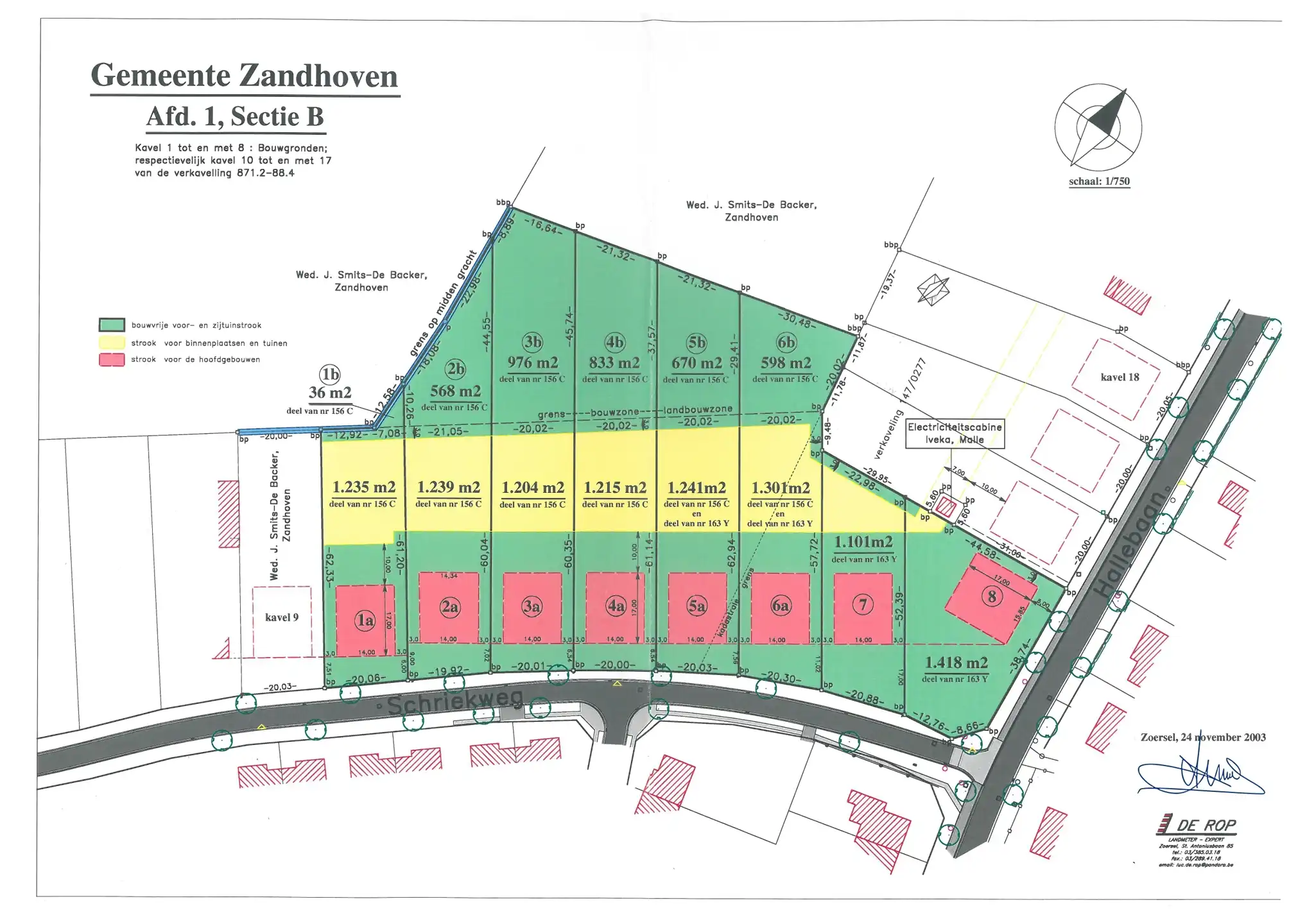 Mooie bouwgrond  1418m2 kort bij Zandhoven centrum  foto 2