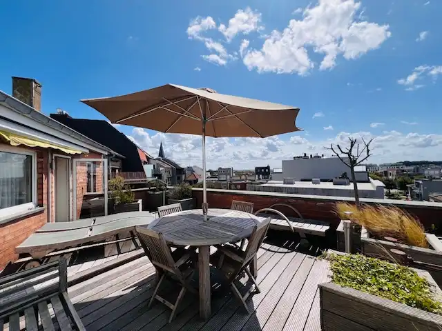 Ruim duplexappartement met groot zonneterras in hartje Wenduine foto 13