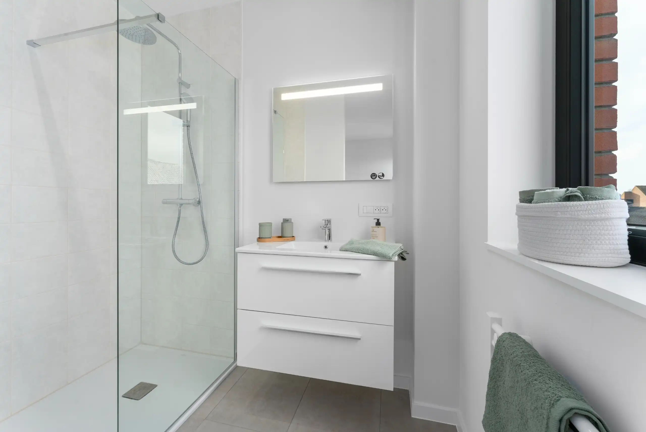 Nieuwbouwappartement met 1 slpk.,, autostaanplaats & kelder foto 14