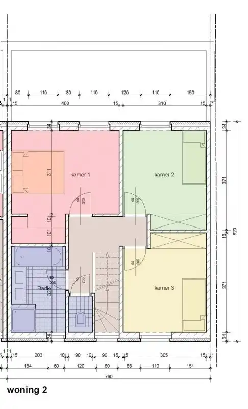 Nieuw te bouwen gesloten woning met vrije keuze van architectuur te Sint-Niklaas. foto 4