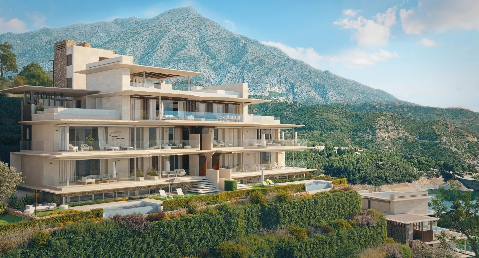 Adembenemend wonen tussen bergen en zee – exclusieve appartementen met privézwembad foto 2