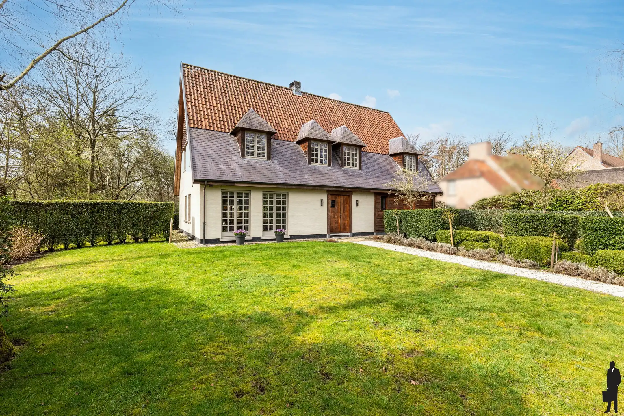 Prachtige villa met uitzicht op de weilanden van het kasteel foto 39