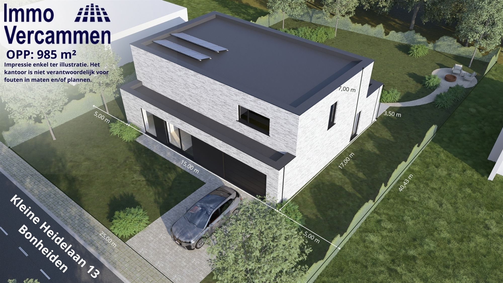 Bouwgrond voor open bebouwing op een uitstekende locatie te Bonheiden foto {{pictureIndex}}