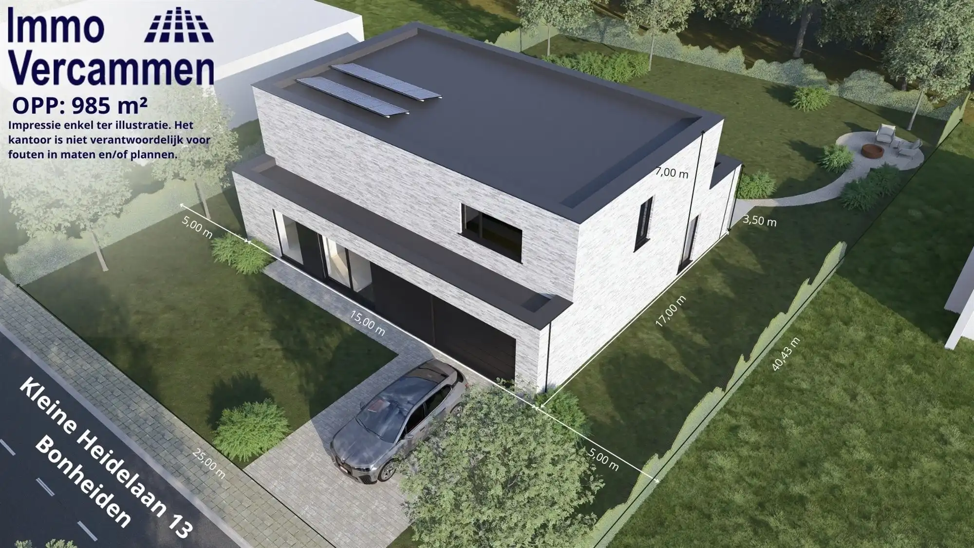 Bouwgrond voor open bebouwing op een uitstekende locatie te Bonheiden foto {{pictureIndex}}