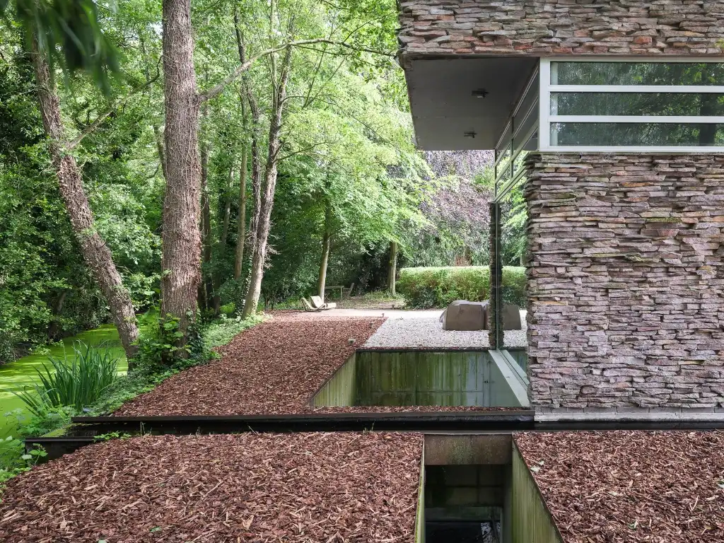Vrijstaande architectenwoning (bvo 444 m²) op de grens met natuurpark Overmeers foto 17