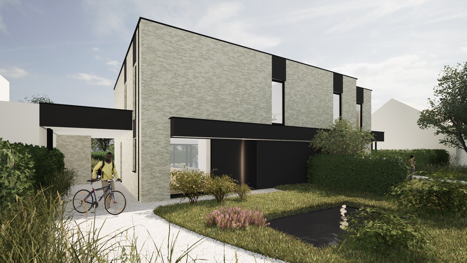 EXCLUSIEVE NIEUWBOUWONING VOORZIEN VAN EEN HOOGWAARDIGE AFWERKING EN MET 4 SLAAPKAMERS, TUIN EN CARPORT TE KERMT foto 13