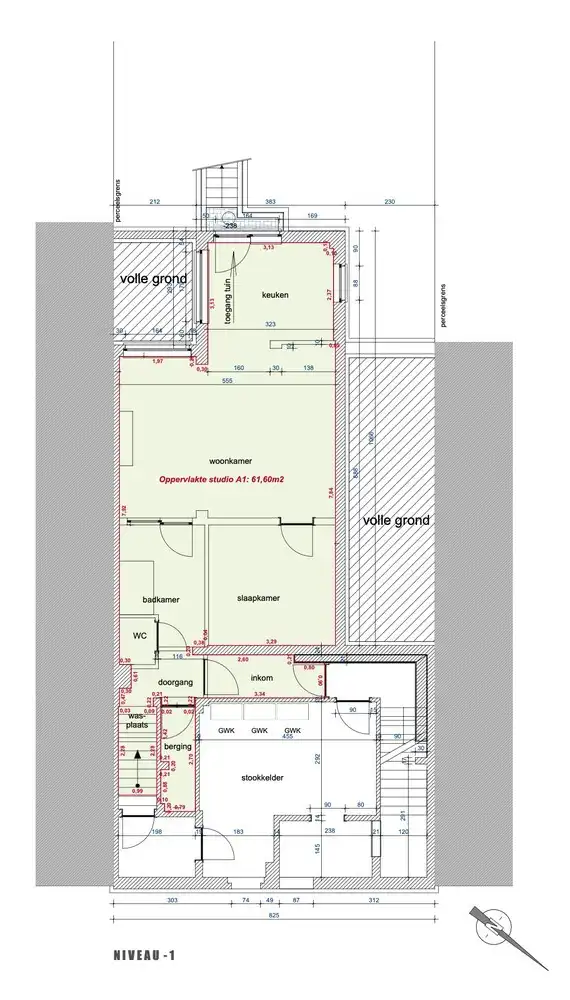 Genk, Nieuwe Kuilenweg 57A bus 1 - Sousterrain- appartement met 1 slaapkamer,  terras, en 2 autostaanplaatsen. foto 14