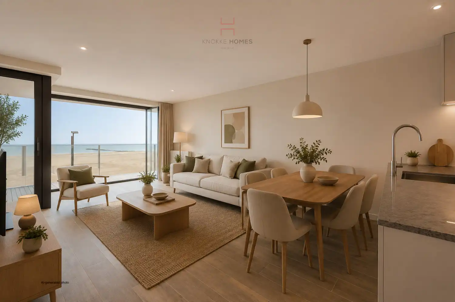 Instapklaar nieuwbouw appartement op de Zeedijk te Albertstrand foto 5
