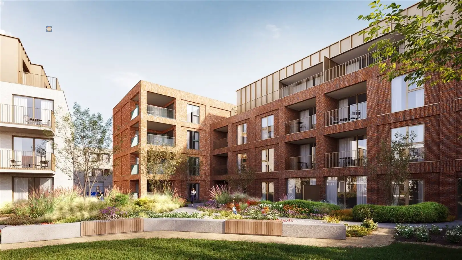 Prachtig gelijkvloers appartement met twee slaapkamers en groot terras foto 9