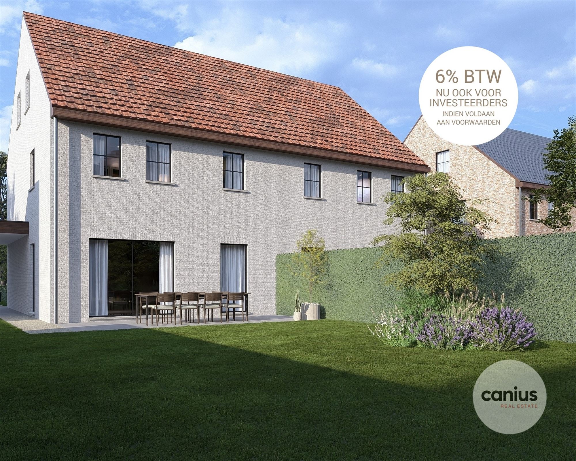 LANDELIJKE NIEUWBOUWWONING MET 4 SLPKS foto {{pictureIndex}}