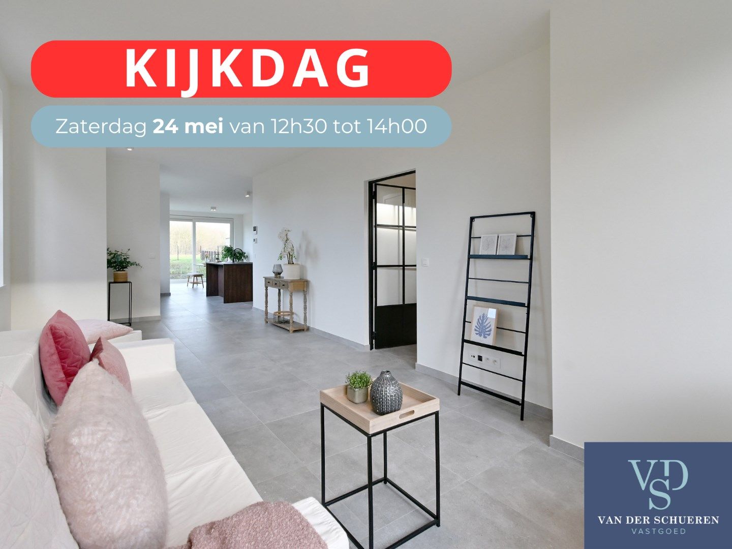 Landelijk én energiezuinige woning in Oosterzele.  foto {{pictureIndex}}