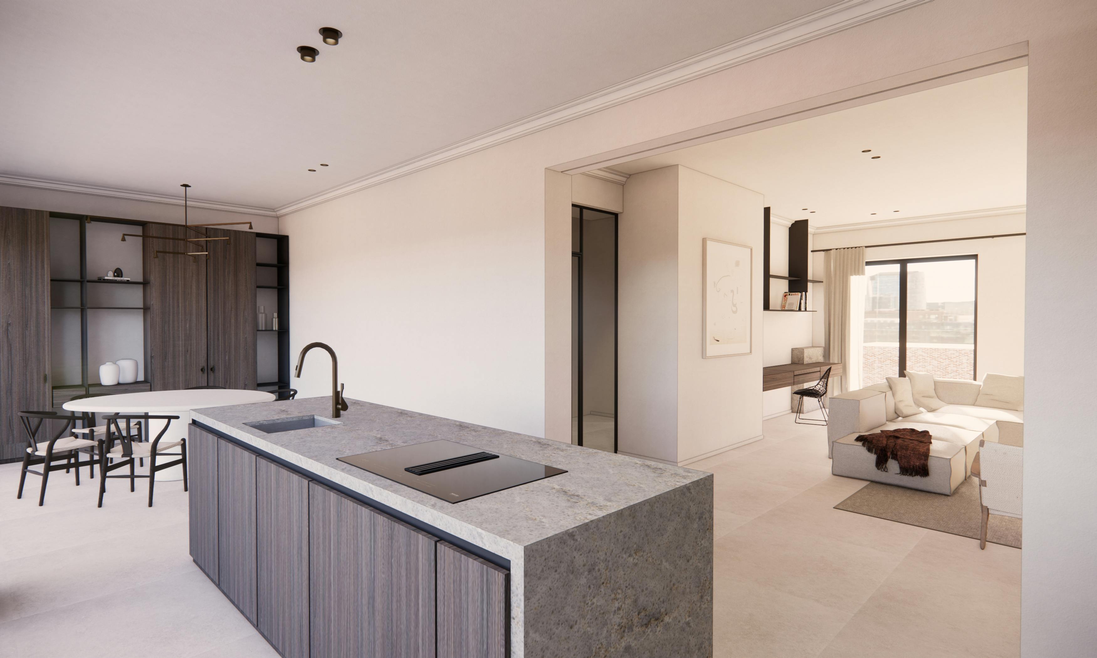 Instapklare nieuwbouwwoning te koop in centrum Kortrijk foto 6