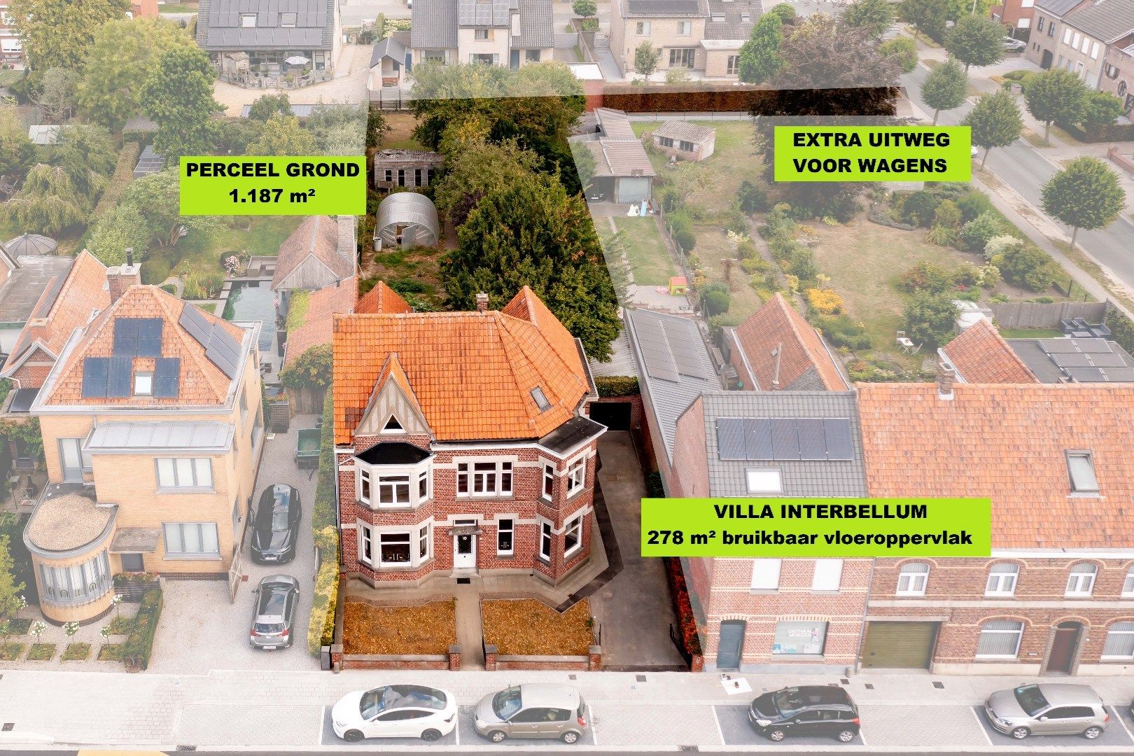 KARAKTERVOLLE INTERBELLUM VILLA OP 1.187 m² IN HARTJE ARDOOIE foto 2