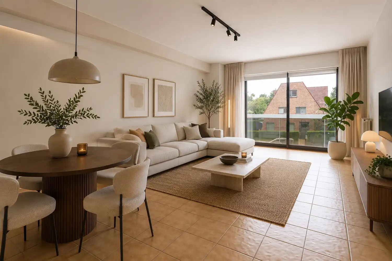 RUIM APPARTEMENT MET GARAGE foto 3