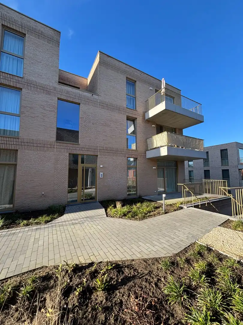 Te huur: Gelijkvloers nieuwbouwappartement met 2 slaapkamers in Residentie Groenloo – Vilvoorde foto {{pictureIndex}}